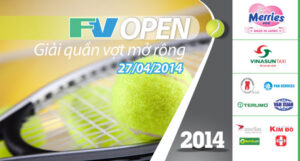Đăng ký thi đấu và tài trợ giải quần vợt FV mở rộng năm 2014