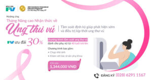 Hưởng Ứng Tháng Tăng Cường Nhận Thức Về Ung Thư Vú FV Dành Tặng Ưu Đãi 30% Chương Trình Tầm Soát Ung Thư Vú