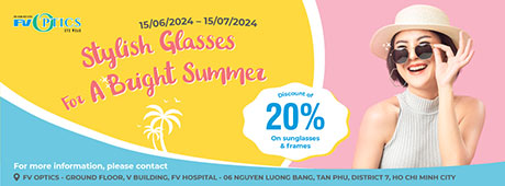 Stylish glasses for a bright summer – Enjoy a 20% discount at FV Eyewear Store