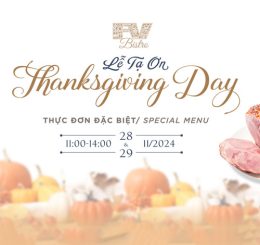 Thanksgiving 2024 Special Menu at FV Bistro