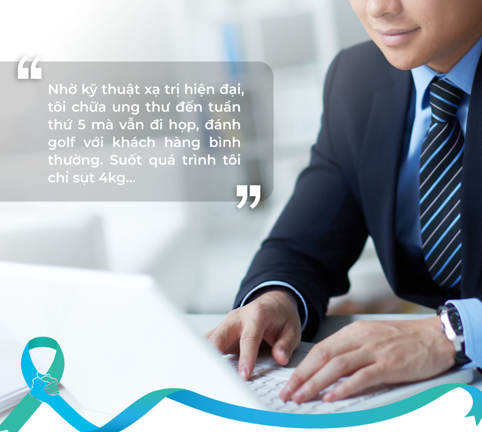 Chia sẻ của anh N.T.H – Bệnh nhân bị ung thư vòm hầu và đã điều trị thành công tại FV. (Ảnh: Bệnh viện FV)