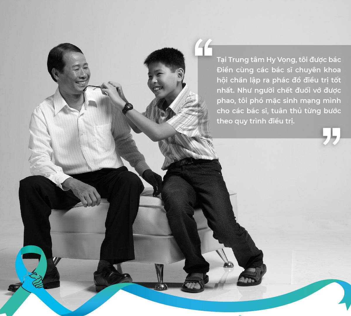 Chia sẻ của anh Trần Thanh Khiết, người không may bị mắc bệnh ung thư tinh hoàn. (Ảnh: Bệnh viện FV)