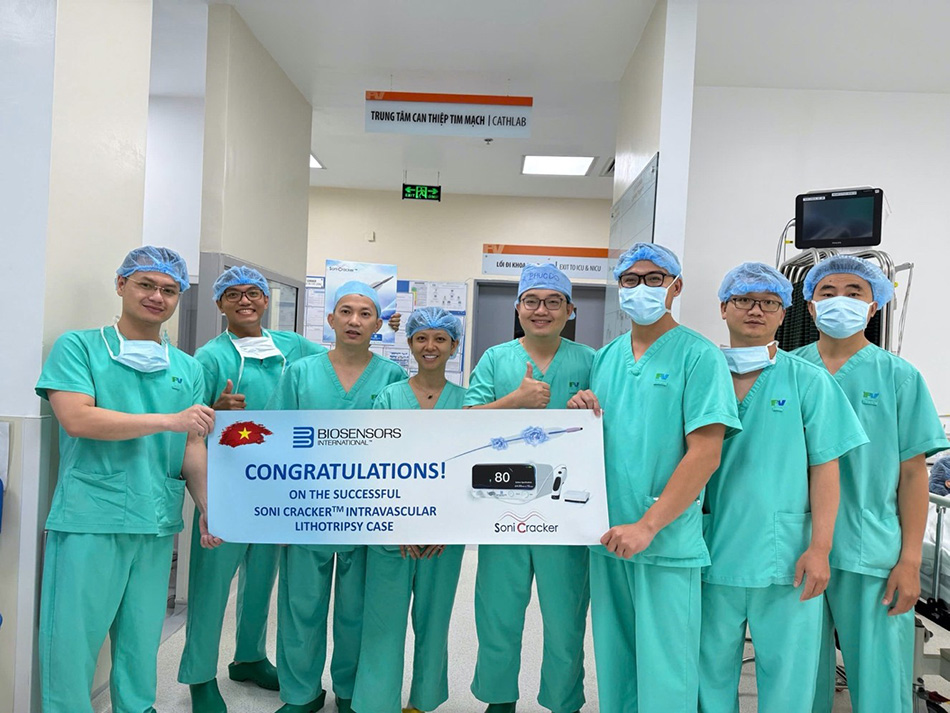 Vietnam’s First Application of Intravascular Lithotripsy (IVL) Technology Ultrasound Shockwaves Used to Treat Arterial Calcification