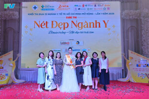 Đại diện FV rực rỡ đăng quang Á Hậu 1 tại hội thi “Nét Đẹp Ngành Y”