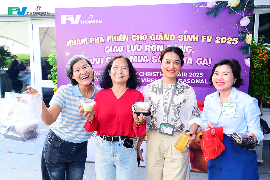 Phiên chợ Giáng sinh FV còn là cầu nối để mọi người có thể đến giao lưu và chia sẻ, tận hưởng không khí mùa lễ hội cuối năm