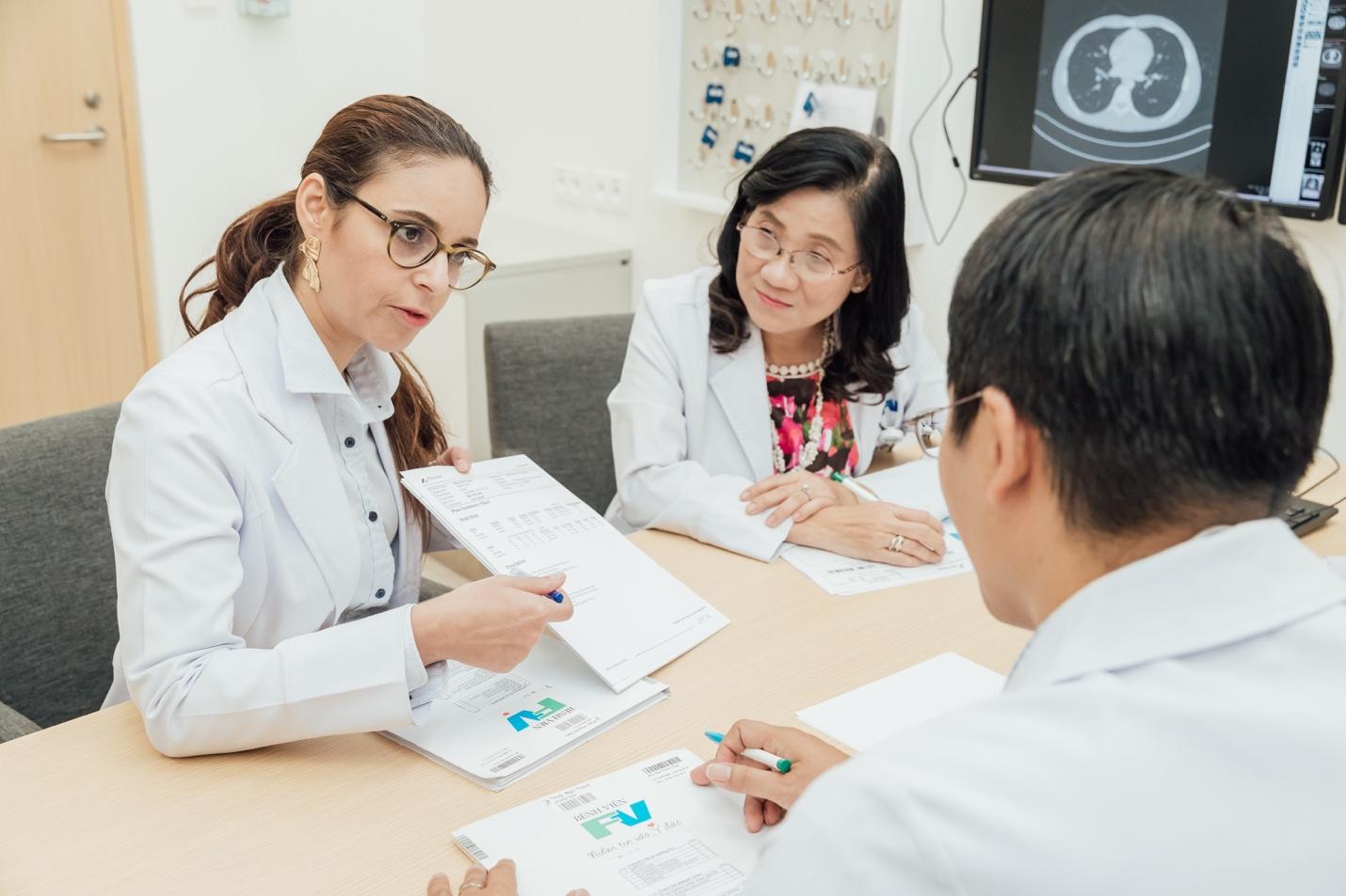  FV Hospital’s Hy Vong Cancer Centre routinely operates a multidisciplinary tumour board